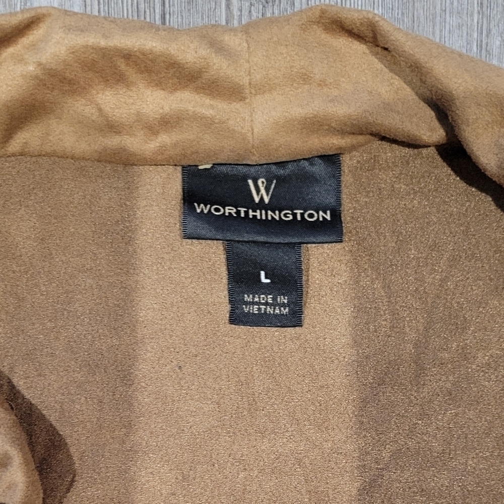 𝅺Worthington Suede Cowl Neck Top - Picture 3 of 3